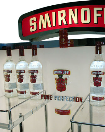 Smirnoff end gondola